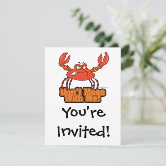 ik bedoel krab kaart (Staand voorkant)