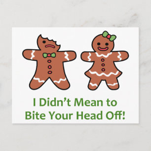 Ik bedoelde niet briefkaart