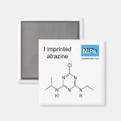 Ik bedrukt atrazinmagnet magneet (Voorkant / Achterkant)