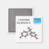 Ik bedrukt bisfenol A magnetball en stick Magneet (Voorkant / Achterkant)