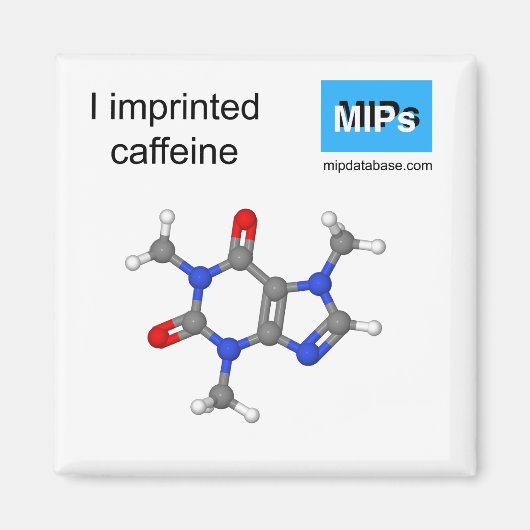 Ik bedrukt cafeïne magnetbal en stok magneet (Voorkant)