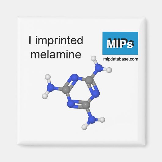 Ik bedrukt met melaminemagnetbal en stok magneet (Voorkant)
