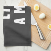 Ik begin als een man - trots om luid te zijn theedoek (Quarter Fold)