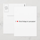Ik begin de eerste vrijdag op Lancaster Briefkaart (Voorkant / Achterkant)