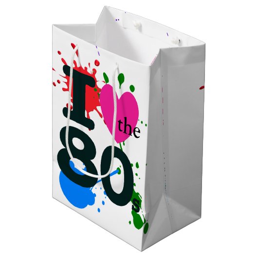 Ik begin de jaren 80 medium cadeauzakje (Voorkant Gekanteld)