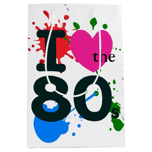 Ik begin de jaren 80 medium cadeauzakje (Voorkant)