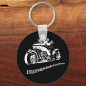 Ik begin in uw algemene richting sleutelhanger (Voorkant)