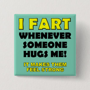 Ik begin met Button Badge Pin Hugs Funny