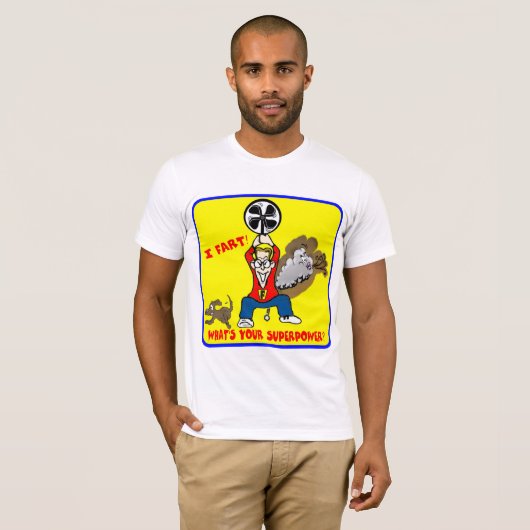 Ik begin met je Superpower T-Shirt (Voorkant volledig)