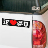 Ik begin met jou bumpersticker (Op Truck)