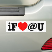 Ik begin met jou bumpersticker (Op auto)