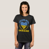 IK BEGIN MET OEKRAÏNE - STEUN T-SHIRT (Voorkant volledig)