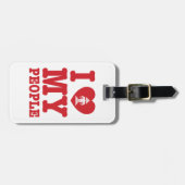 Ik begin mijn Laotiaanse mensen te wissen Bagagelabel (Voorkant horizontaal)