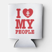 Ik begin mijn Laotiaanse mensen te wissen Blikjeskoeler (Voorkant)