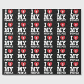 Ik begin mijn Laotiaanse mensen te wissen Cadeaupapier (Vlak)