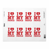 Ik begin mijn Laotiaanse mensen te wissen Etiket (Full Sheet)