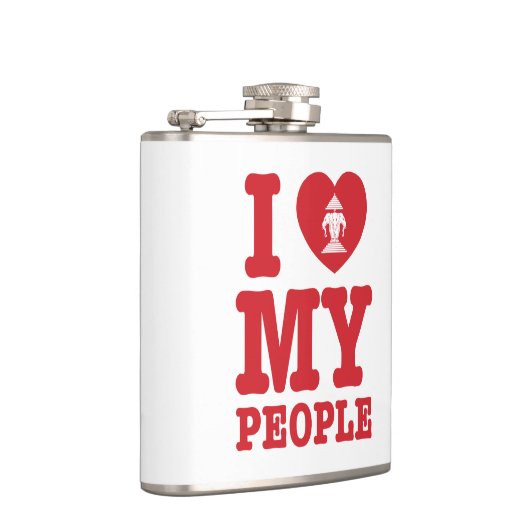 Ik begin mijn Laotiaanse mensen te wissen Heupfles (Rechts)