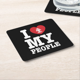 Ik begin mijn Laotiaanse mensen te wissen Kartonnen Onderzetters