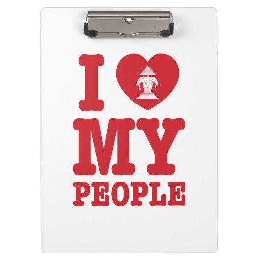 Ik begin mijn Laotiaanse mensen te wissen Klembord (Voorkant)