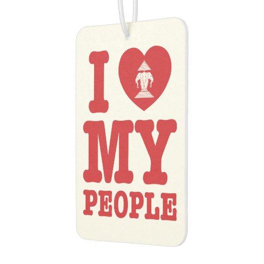 Ik begin mijn Laotiaanse mensen te wissen Luchtverfrisser (Links)