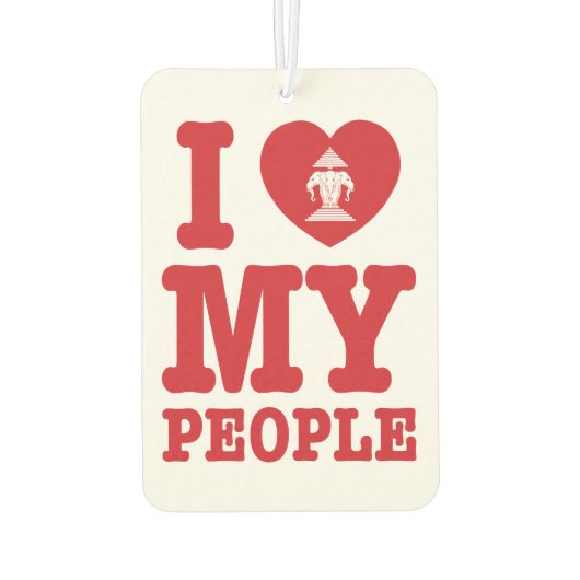 Ik begin mijn Laotiaanse mensen te wissen Luchtverfrisser (Achterkant)