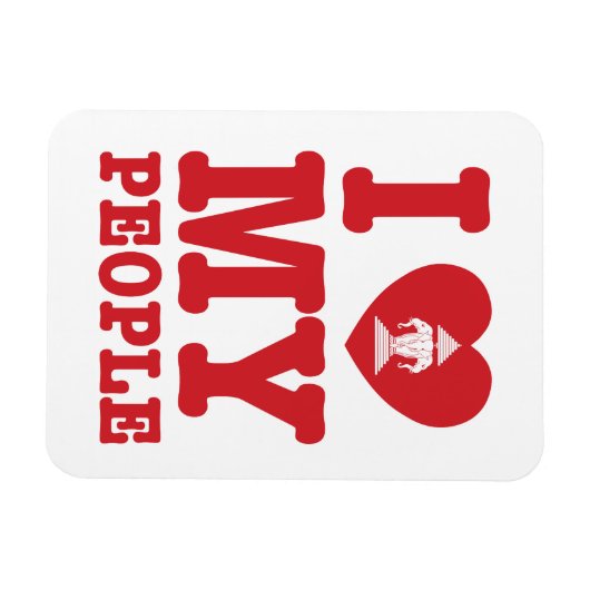 Ik begin mijn Laotiaanse mensen te wissen Magneet (Horizontaal)