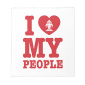 Ik begin mijn Laotiaanse mensen te wissen Notitieblok (Voorkant)