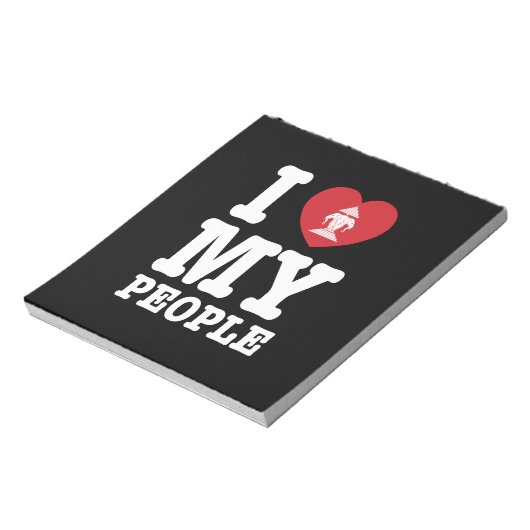 Ik begin mijn Laotiaanse mensen te wissen Notitieblok (Linkerzijde)