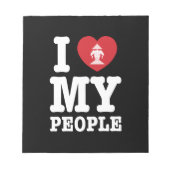 Ik begin mijn Laotiaanse mensen te wissen Notitieblok (Voorkant)