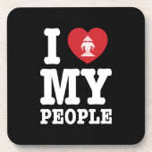 Ik begin mijn Laotiaanse mensen te wissen Onderzetter (Voorkant)