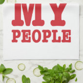 Ik begin mijn Laotiaanse mensen te wissen Theedoek (Gevouwen)