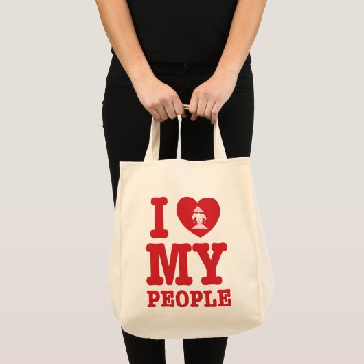 Ik begin mijn Laotiaanse mensen te wissen Tote Bag (Voorkant (product))