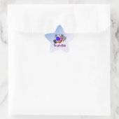 Ik begin op 4 juli ster sticker (Tas)