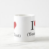 Ik begin (voeg je eigen aangepaste tekst toe) Sjab Koffiemok (Center)