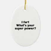 Ik begin. Wat is je superkracht? Keramisch Ornament (Voorkant)