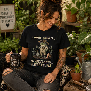 Ik Begraaf Dingen, Misschien Planten.... Misschien Tri-Blend Shirt
