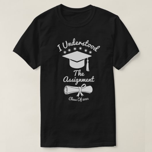 Ik begreep de opdracht t-shirt (Design voorkant)