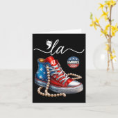 Ik begrijp de Ignment Comma La Schattigee Schoenen Kaart (Gele Bloem)