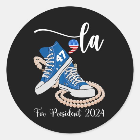 Ik begrijp de Ignment Comma La Schattigee Schoenen Ronde Sticker (Voorkant)