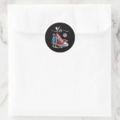 Ik begrijp de Ignment Comma La Schattigee Schoenen Ronde Sticker (Tas)