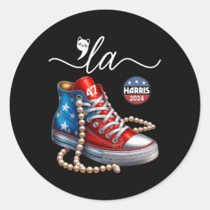 Ik begrijp de Ignment Comma La Schattigee Schoenen Ronde Sticker