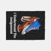 Ik begrijp de Ignment Sneakers en Pearls Kamal Fleece Deken (Voorkant (Horizontaal))