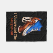 Ik begrijp de Ignment Sneakers en Pearls Kamal Fleece Deken (Voorkant (Horizontaal))