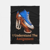 Ik begrijp de Ignment Sneakers en Pearls Kamal Fleece Deken (Voorkant)