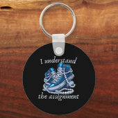 Ik begrijp de Ignment stem Blue Rally Kamala 20 Sleutelhanger (Voorkant)