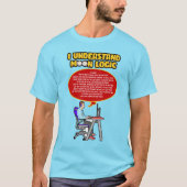 Ik begrijp de Moon Logic (cartoon) T-shirt (Voorkant)