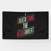 Ik begrijp de opdracht 2024 spandoek (Horizontaal)