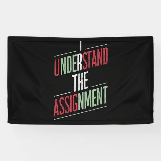 Ik begrijp de opdracht 2024 spandoek (Horizontaal)