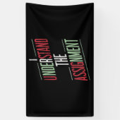 Ik begrijp de opdracht 2024 spandoek (Verticaal)