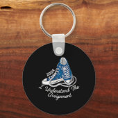 Ik begrijp de opdracht Sneakers en Pearls Kam Sleutelhanger (Voorkant)